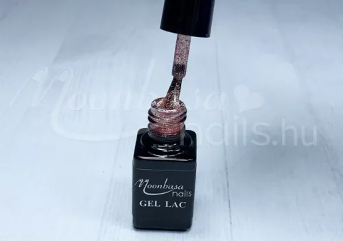 One Step Gellack 5ml #258 Rostrot Glitzerpuder