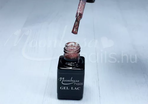 One Step Gellack 5ml #258 Rostrot Glitzerpuder