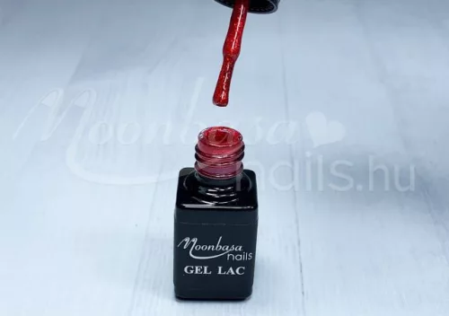 One Step Gellack 5ml #260 Feuerrot mit gelbem Glitzer