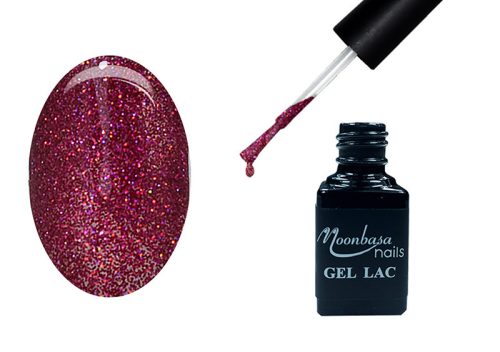One step géllakk 5ml #268 Extrán csillámos sötét magenta