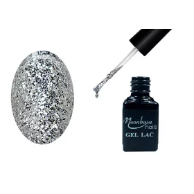 One Step Gellack 5ml #276 Wyandotte Silber Steineffekt