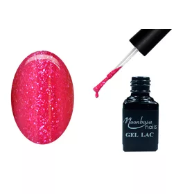 One Step Gellack 5ml #065glitzerndes Neon Magenta