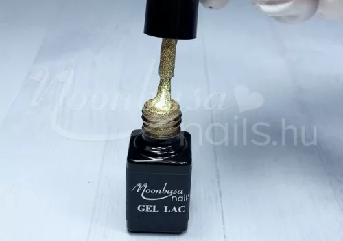 One Step Gellack 5ml #091 Glitzerndes Gold