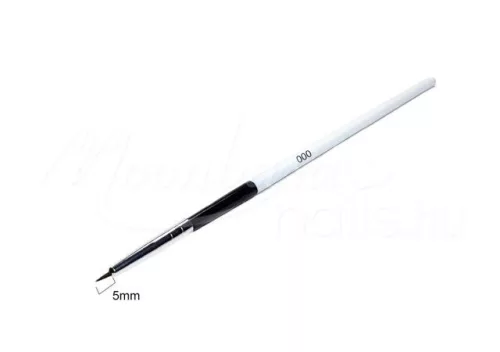 Dekorativer Pinsel mit spitzer Spitze #000  D009 000 Weiß Schwarz