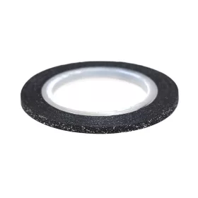 3D mattierte Zierstreifen  #109 Schwarz