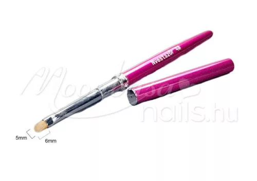 Metall Gel Pinsel mit abgerundeten Marderhaaren  Z032 4 Magenta