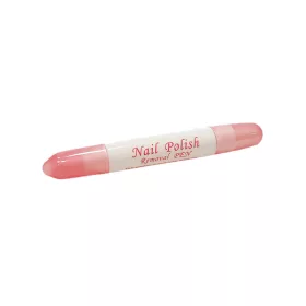   Nagellackkorrekturstift mit 3 Ersatzspitzen   Weiß mit pinkfarbenem Ende