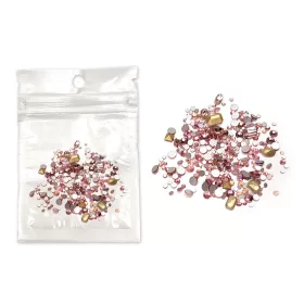   MIX Strasssteine in verschiedenen Formen  #304 gemischte Farben