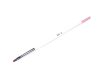 Zselé ecset lapos  Z021-2 Fehér pink véggel