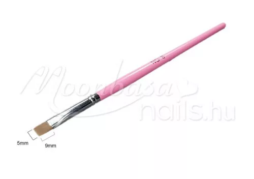 Gel Pinsel flach  Z020 8 Babyrosa