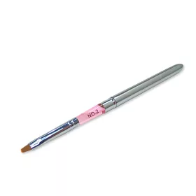 Metall Gel Pinsel, flach  Z008 2 Rosa