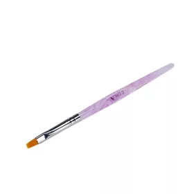 Gel Pinsel flach  Z004 2 Hellviolett
