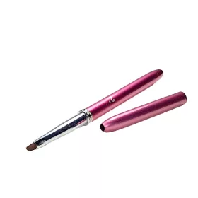 Schräger Gelpinsel  Z007 2 Strasssteinchen rosa