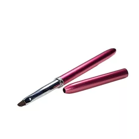 Schräger Gelpinsel  Z007 6 Strasssteine rosa