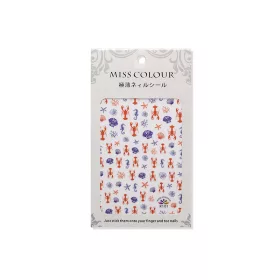 Selbstklebende Nagelsticker  R101 Die Welt des Meeres