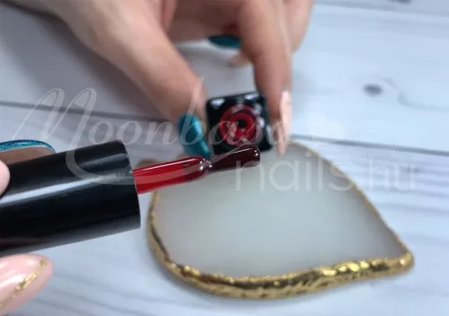 Amber Glass Gellack 5ml #465 Rubellite