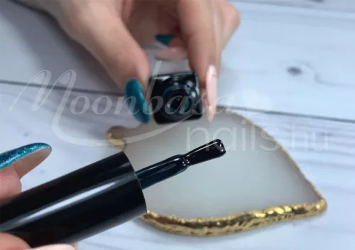 Amber Glass Gellack 5ml #468 Dunkles Aquamarin