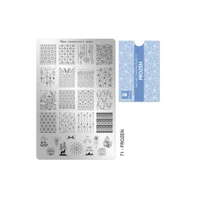Stempelplatte – Moyra  #71 Frozen