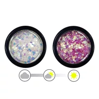 Leuchtende Nagelverzierungen