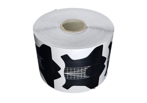 Műköröm sablon 500 db #017 Fekete