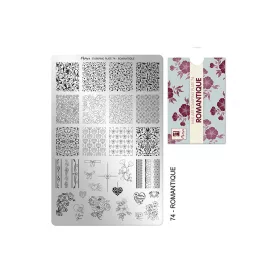 Stempelplatte – Moyra  #74 Romantique