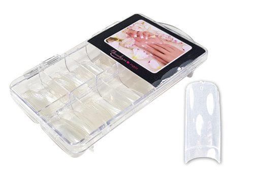 Nail tip box 100 db #004-C Átlátszó