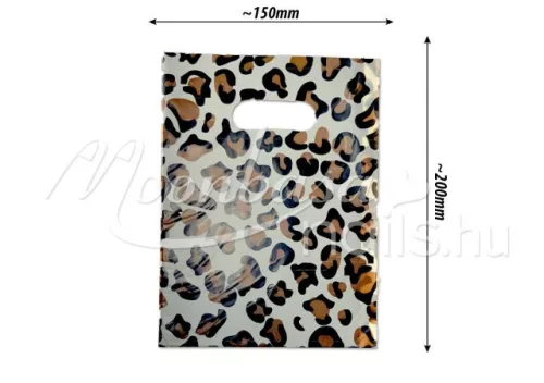 Geschenktüte 100 Stück/Packung #501-20 Gepardenmuster