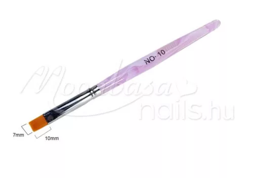 Gel Pinsel flach  Z004 10 Hellviolett