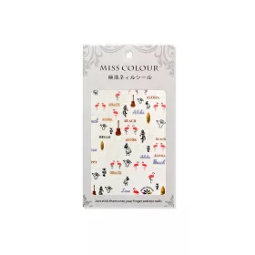 Selbstklebende Nagelsticker  R102 Aloha Beach
