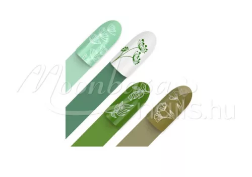 Stempelplatte – Moyra  #079 Green leaves