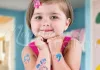 Glitzertattoo Set mit Pferden und Einhörnern  #501799 