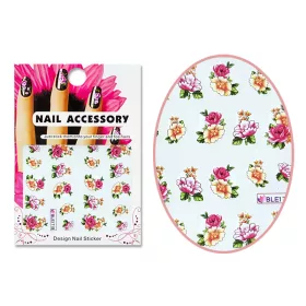 Aufkleber mit Acryleffekt  BLE 1718 Bunte Blumen