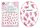 3D Akril hatású matrica  BLE-681D Pink pillangók