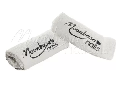 Moonbasanails Handtuch 75 x 33 cm  Weiß