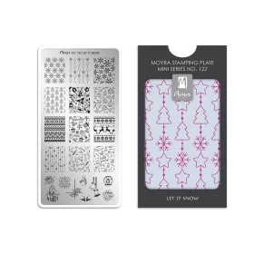 Mini Pressplatte  #122 Let it snow