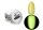 Fusion Acrylgel Luminous tégelyes 30g #026 Sárga
