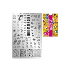 Stempelplatte – Moyra  #86 Stampchat