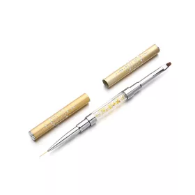 Gelpinsel mit zwei Köpfen  Z025 2 Gold