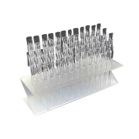 Nailart Ständer mit 64 Spitzen  #001 64 Transparent