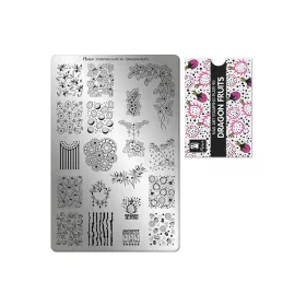 Stempelplatte – Moyra  #90 Dragon Fruits