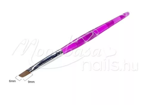 Gel Pinsel flach  Z002 10 Lila