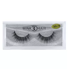 3D Naturwimpern 1 Paar SD 70 Natural black