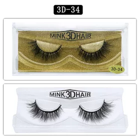 3D Naturwimpern 1 Paar 3D 34 Natural black