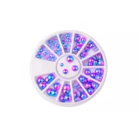 Halbkreisförmige Perlen