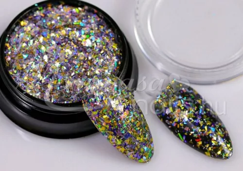 Glitter Pfau  #03 Nickel