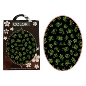 Selbstklebende Nagelsticker – phosphoreszierend  CY 003 