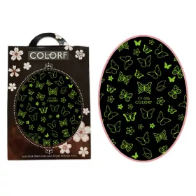 Selbstklebende Nagelsticker – phosphoreszierend  CY 006 