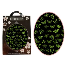 Selbstklebende Nagelsticker – phosphoreszierend  CY 009 