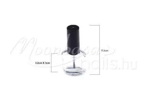 Transparentes Nagellackfläschchen 7 ml #010 C 