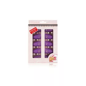 Soaking Pinzetten Set 2x5 Stück  lila